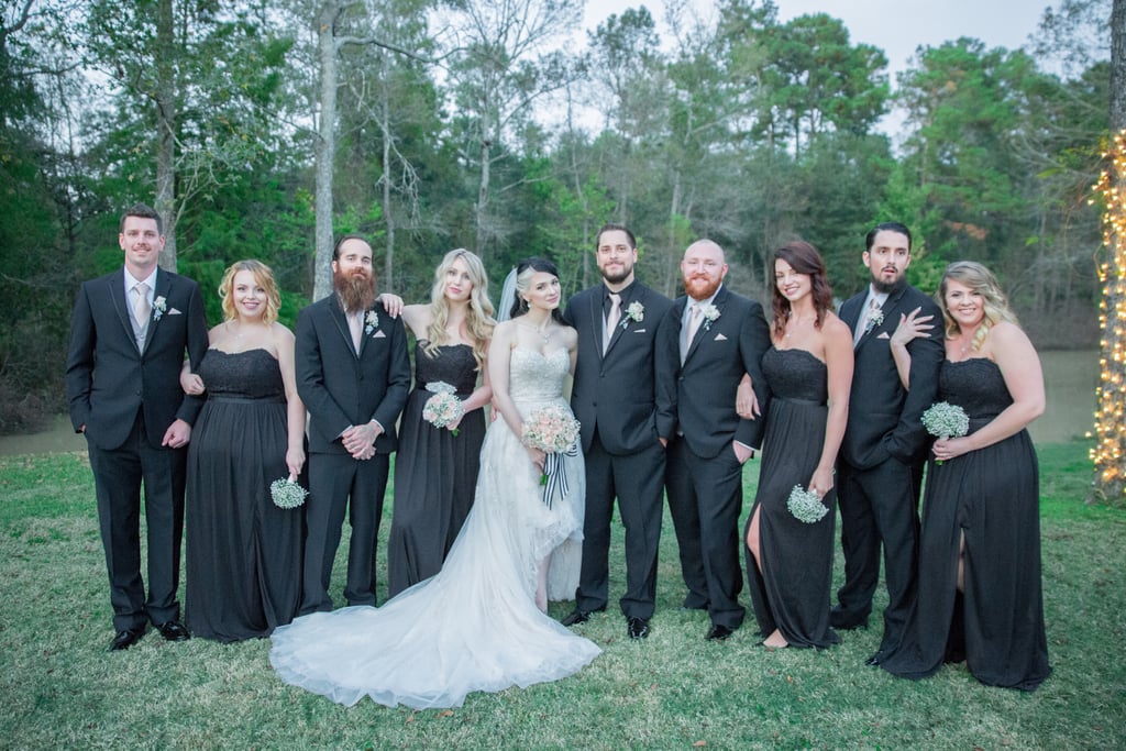 Feminine Pink and Silver Wedding