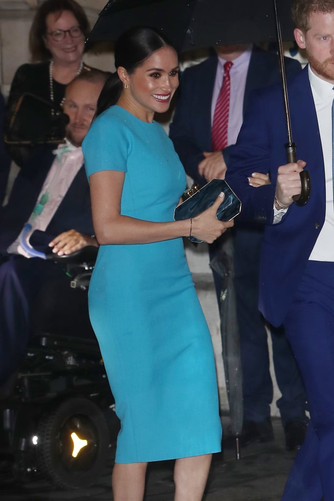 Meghan Markle's Blue Victoria Beckham Dress 2020