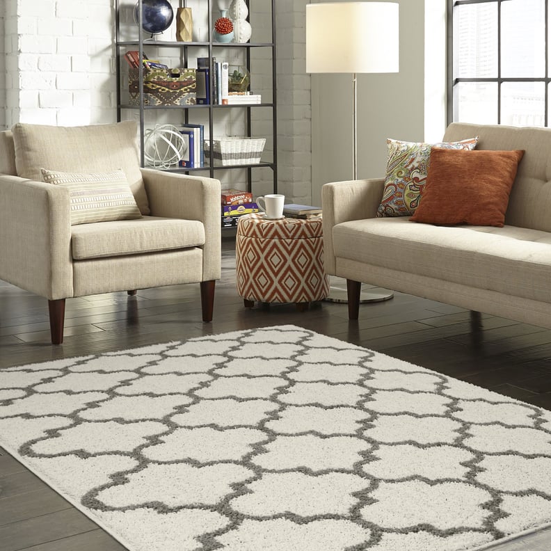 Mainstays Trellis 2-Color Shag Area Rug