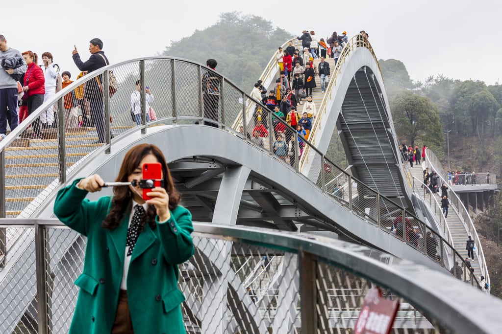 Ruyi Bridge in Taizhou, Zhejiang, China