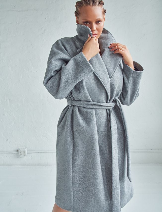 ELOQUII Relaxed Robe Coat