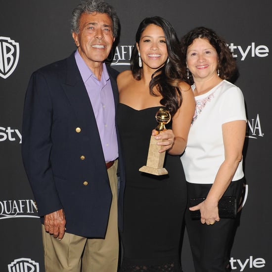Gina Rodriguez Throwback Picture With Her Parents