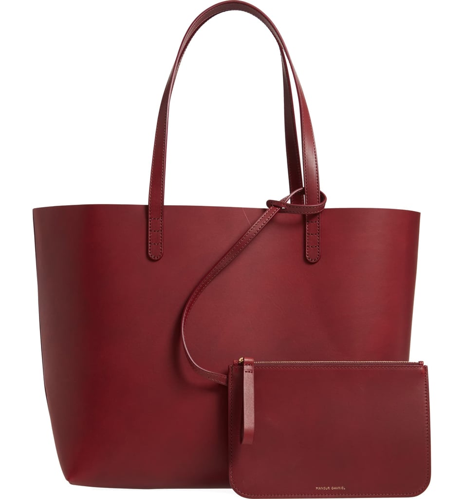 Mansur Gavriel Large Leather Tote | The Best and Most Stylish Work Bags ...
