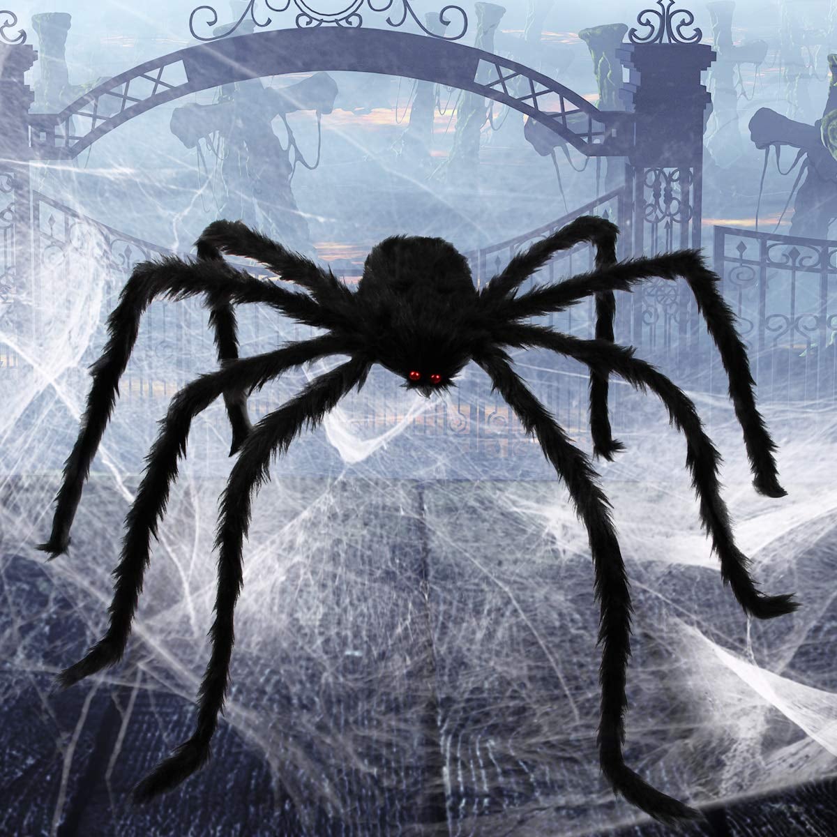 giant spider halloween decoration