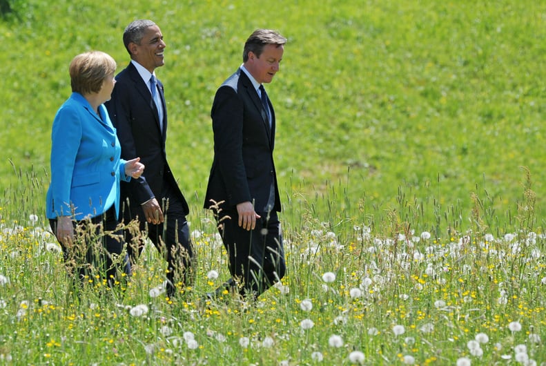 He enjoys long walks through the tall grass with world leaders.