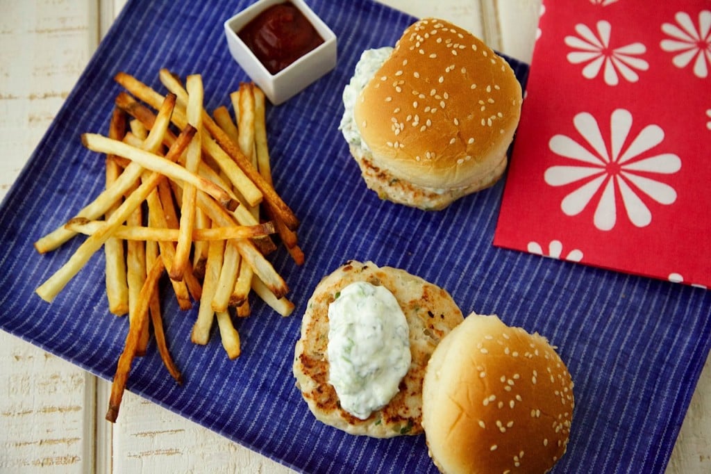 Middle Eastern Chicken Burgers