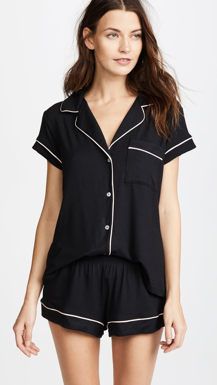Eberjey Gisele Short PJ Set The Best Pajama Shorts Sets For Women