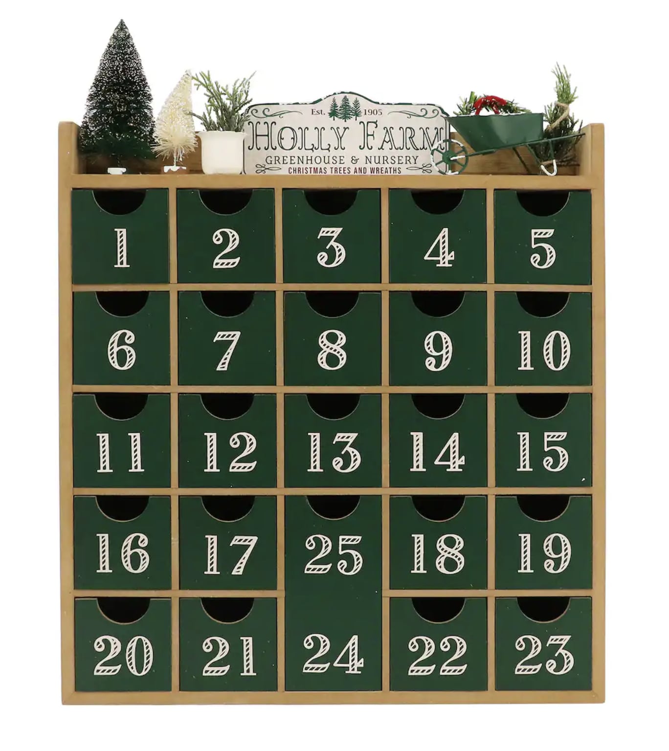Michaels Christmas Decorations: Winter Cottage Holly Farm Advent Tabletop  Calendar | Christmas Came Early — Shop Michaels's 4 New Holiday Decor  Collections | POPSUGAR Home UK Photo 21