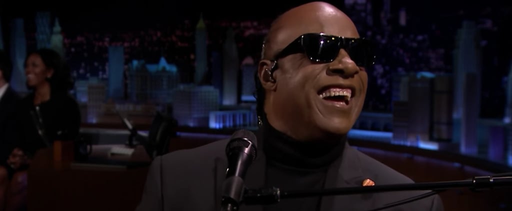 Stevie Wonder Singing to Michelle Obama on Tonight Show 2017
