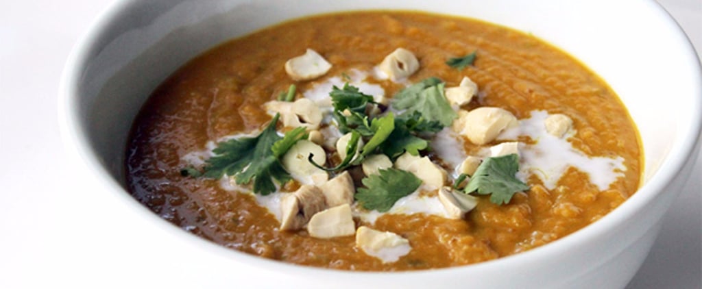 A Light Version of Coconut Curry Butternut Squash Soup