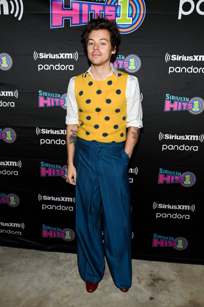 Harry Styles at SiriusXM in February 2020