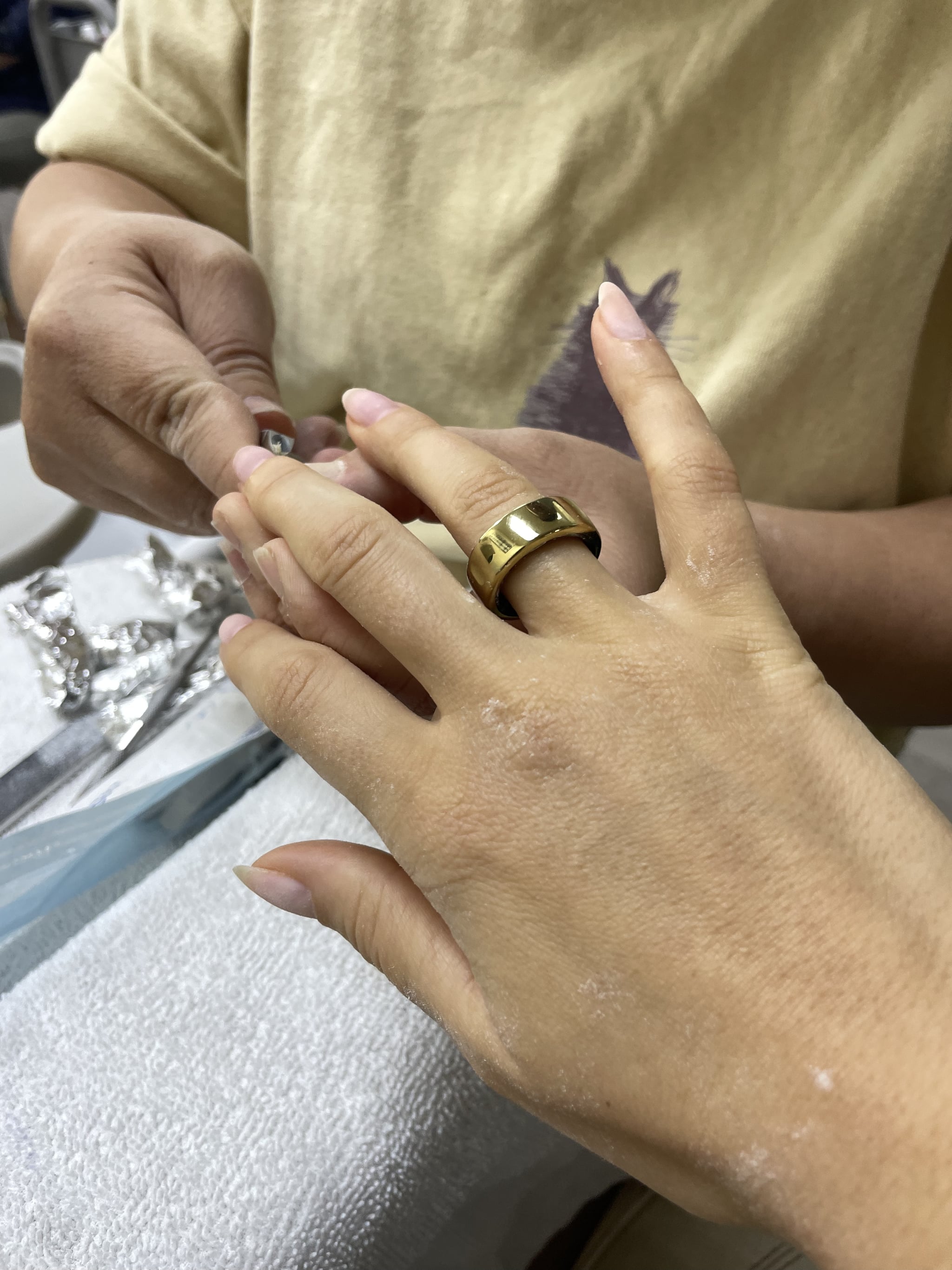 Digital Lavender Nails Editor Experiment