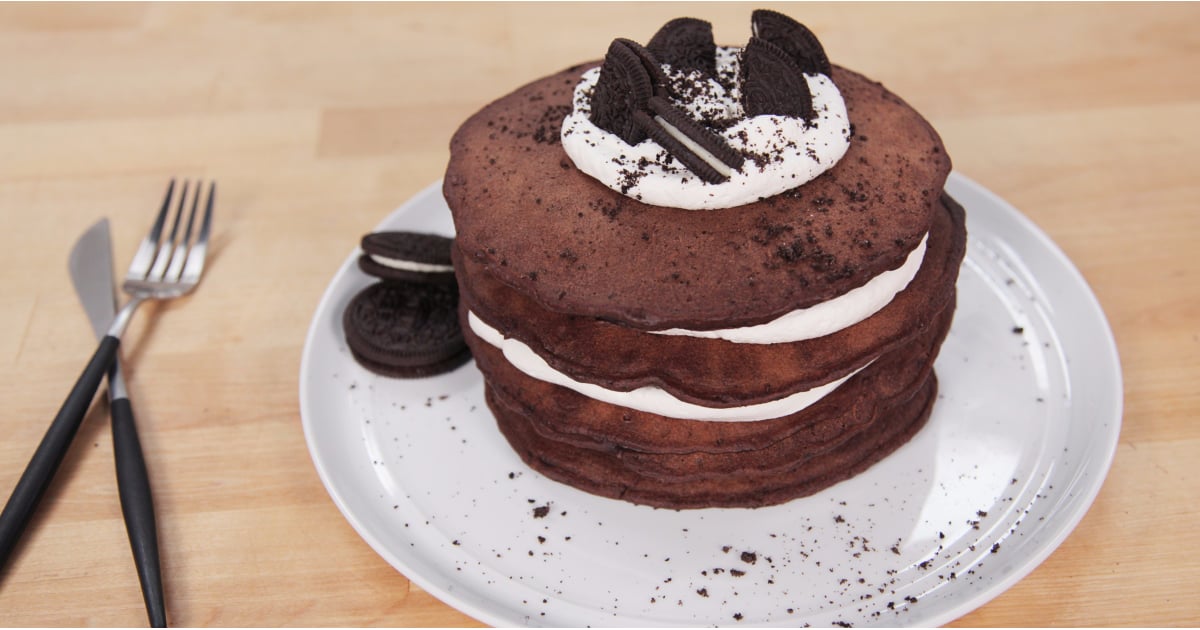 Oreo Pancakes Recipe POPSUGAR Food