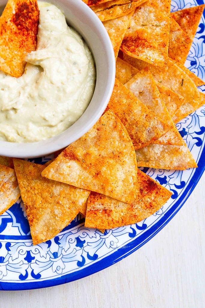 Baked Tortilla Chips with Smoked Paprika & Rosemary