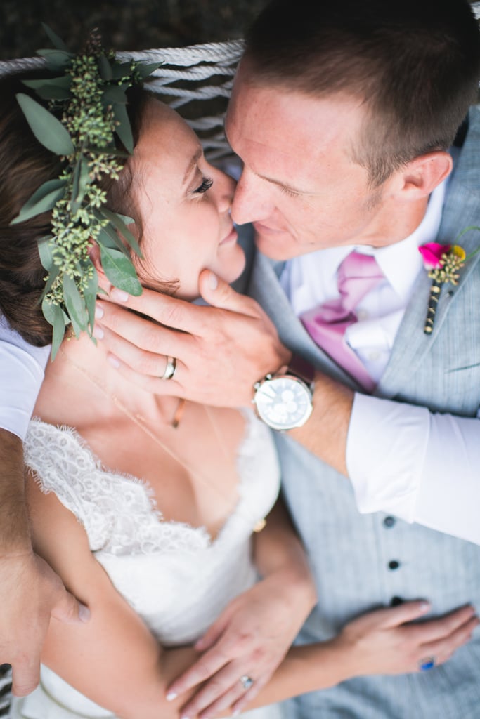 "We chose this image because it encapsulates everything we love about weddings: the joy, the romance, the intimacy and how it all come down to the simplicity of two people are truly and madly in love." — Randy and Ashley Durham