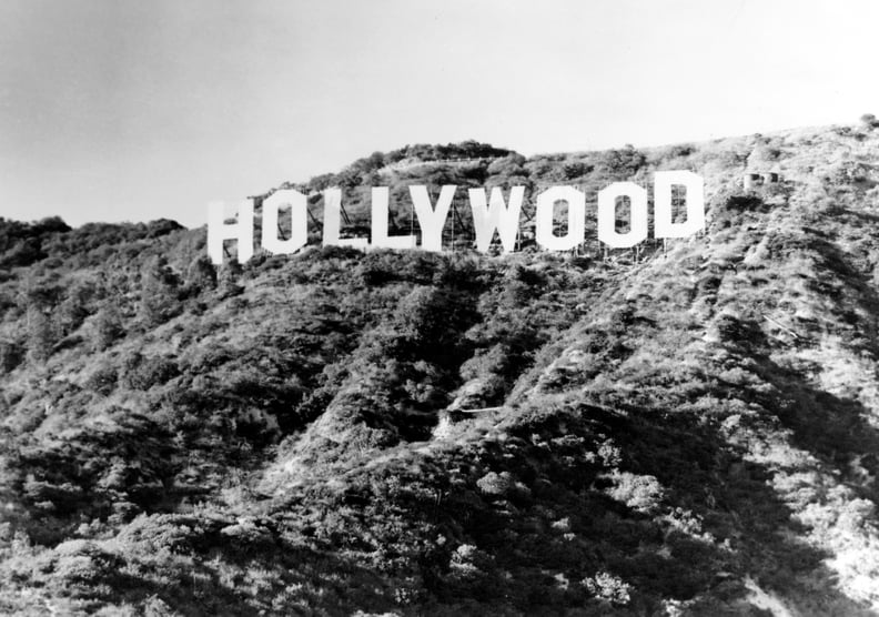 The Hollywood Sign Circa 1970