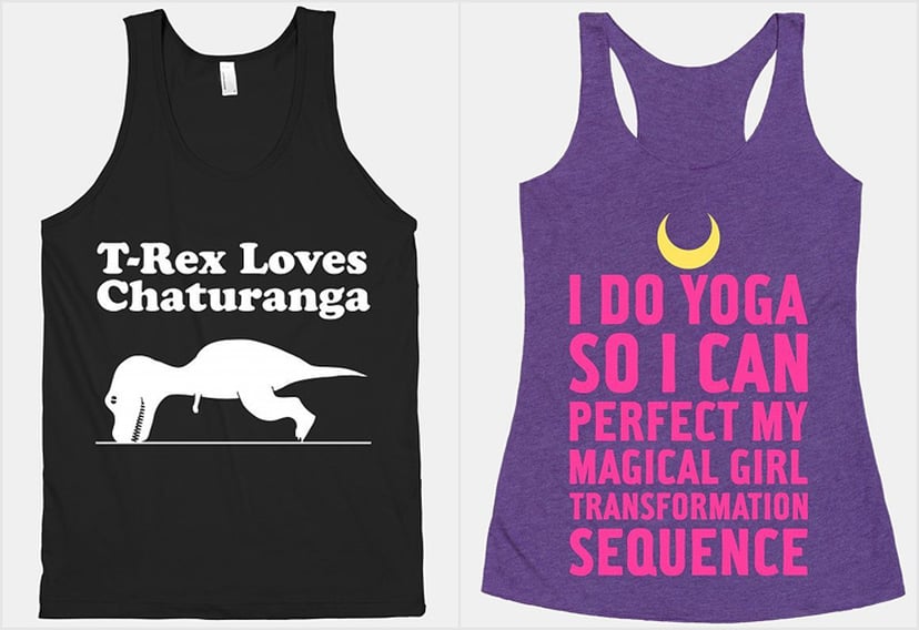 Funny sale yoga tanks