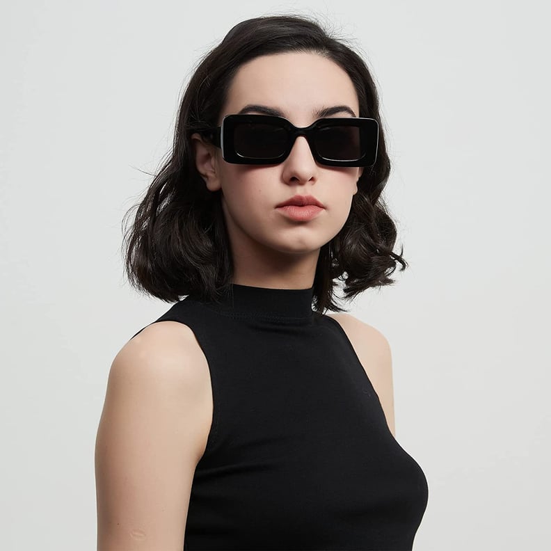 Trendy Sunglasses: Mosanana Retro Rectangle Sunglasses