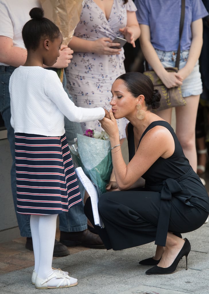 When She Kissed a Little Girl's Hand During Her Southern Africa Tour