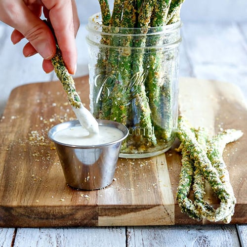 Baked Asparagus Fries Baked Asparagus Fries