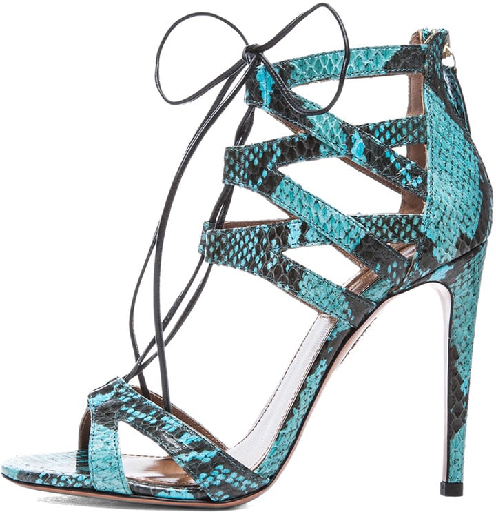 Aquazzura Snakeskin Heels