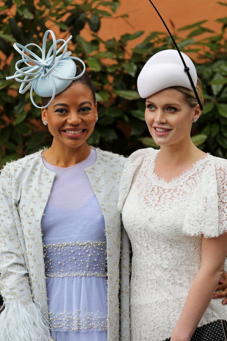 Viscountess Emma Weymouth and Lady Kitty Spencer at Royal Ascot