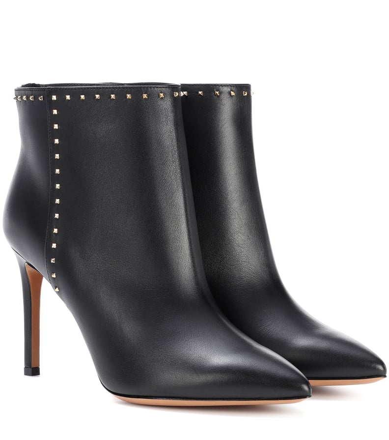 Valentino Leather Ankle Boots