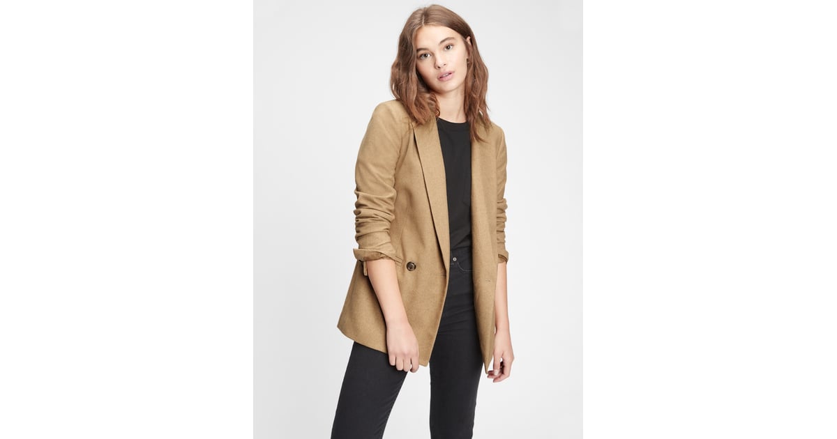 Gap DoubleBreasted Blazer Best Gap Clothes on Sale 2020 POPSUGAR