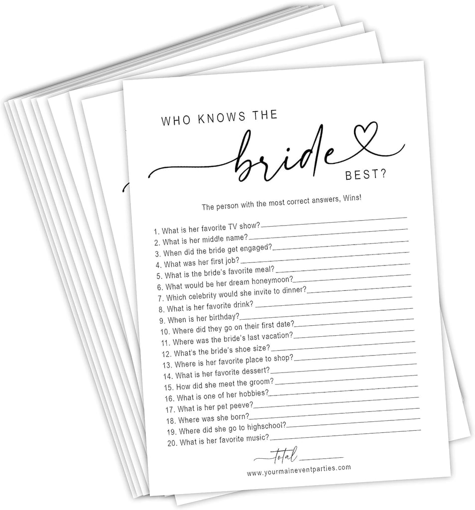 Who Knows the Bride Best? Prints