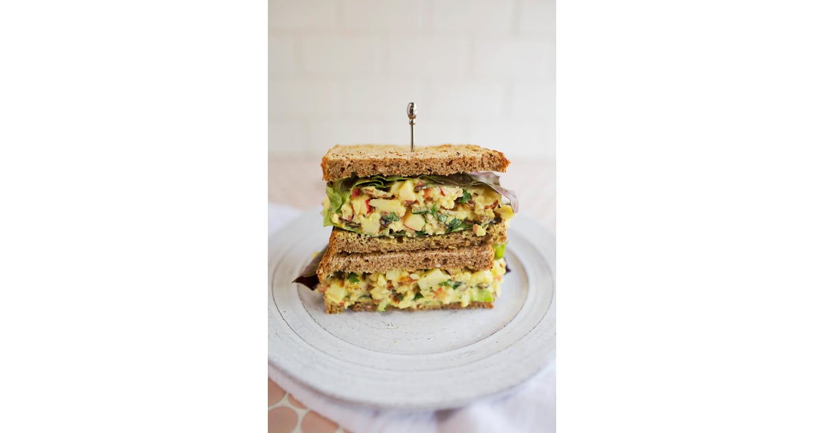Curried Apple and Almond Salad Sandwich Vegetarian Sandwich Fillings, Ideas and Recipes