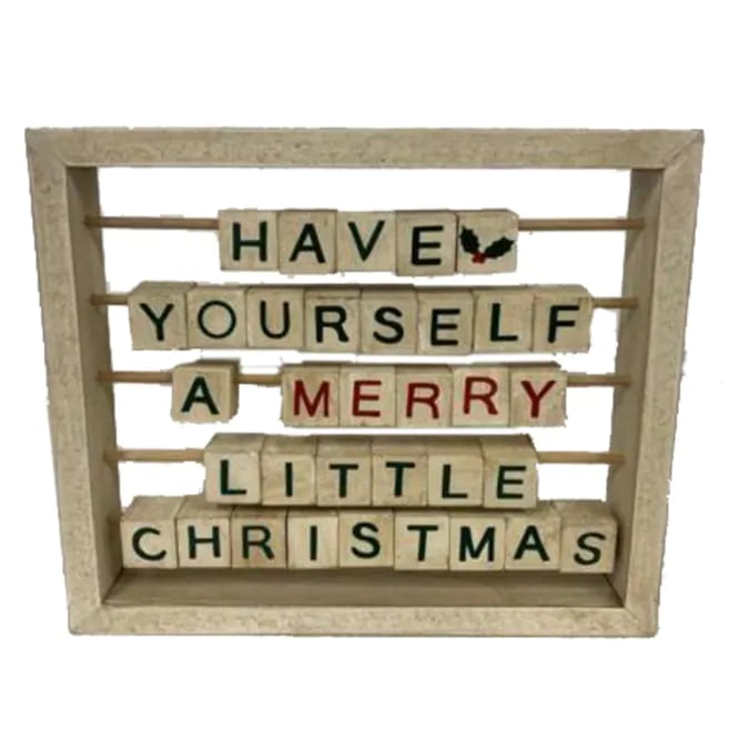 Wooden Holiday Sign