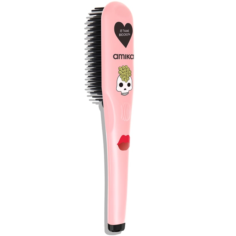 Amika Polished Perfection Rose Quartz Straightening Brush​