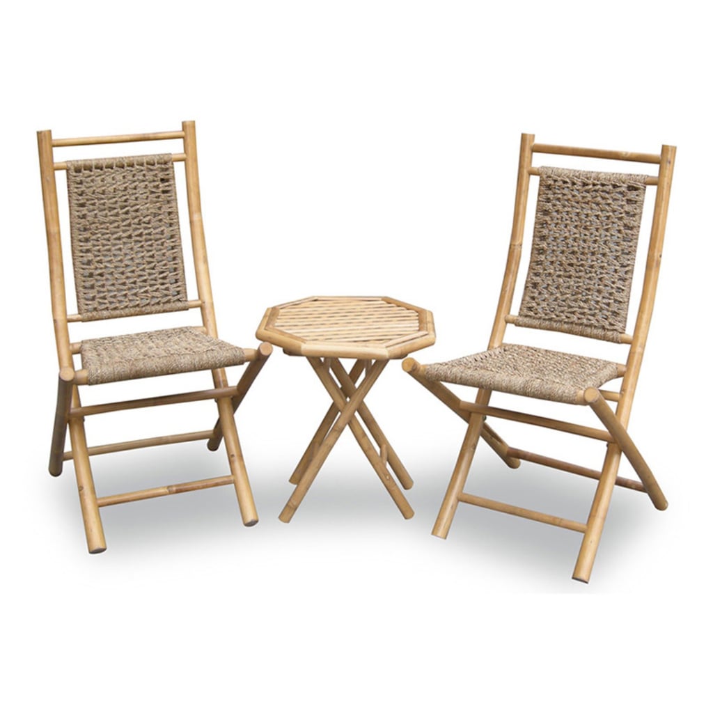 Heather Ann Creations Maui Bamboo Patio Set