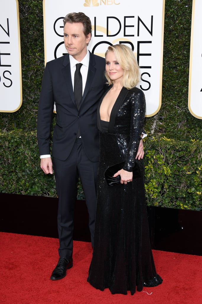 Kristen Bell and Dax Shepard at 2017 Golden Globe Awards