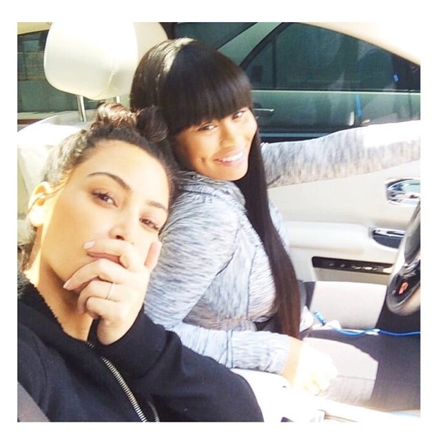 Kim Kardashian showed off her wedding band in a makeup-free selfie.
Source: Instagram user kimkardashian