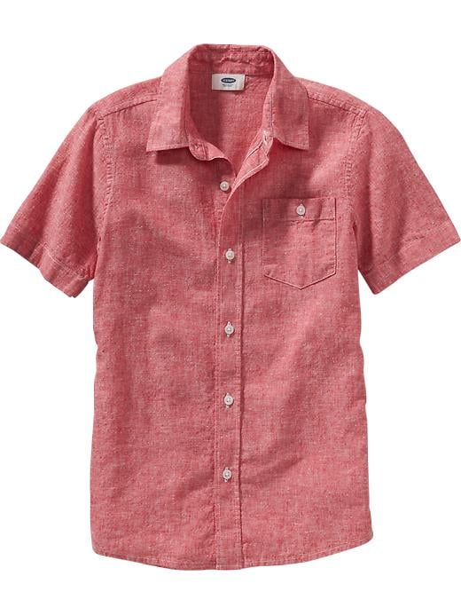 Old Navy Boys Linen Shirt