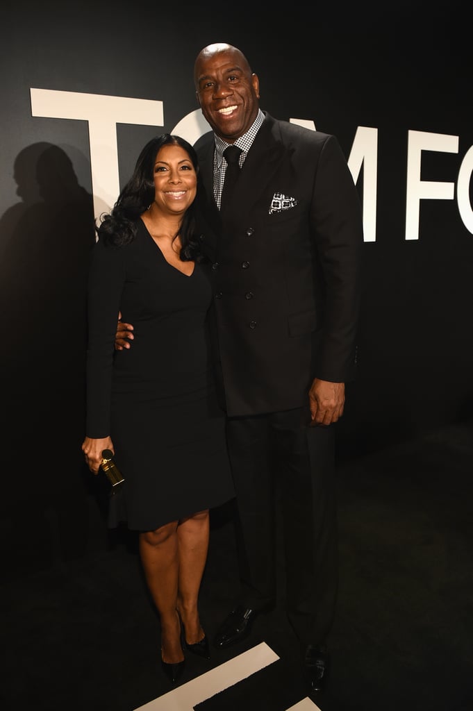 Earlitha Kelly and Magic Johnson