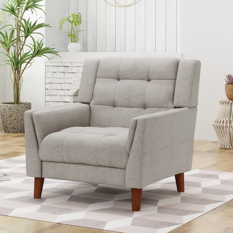 Ivery Wide Tufted Armchair