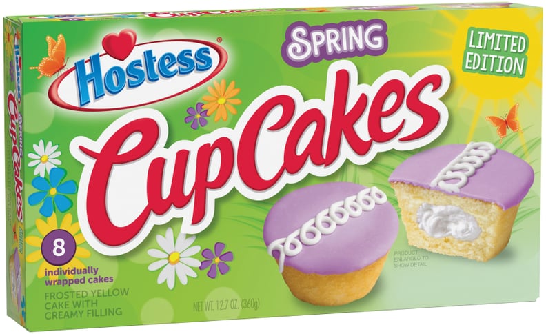 Hostess Purple Spring Cupcakes