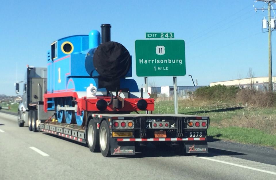 "My buddy saw Thomas the Tank Engine getting kidnapped earlier this morning."
Source: Reddit user StayCheesy via Imgur