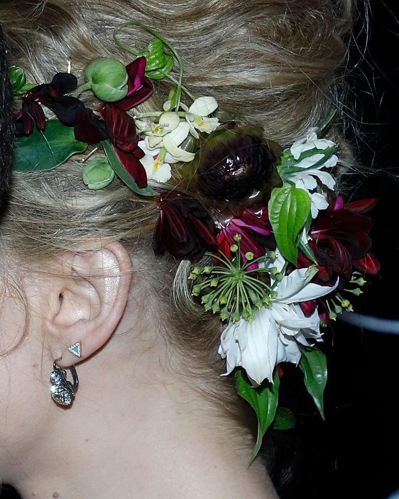 Jennifer Lawrence Wears Flowers in Her Hair