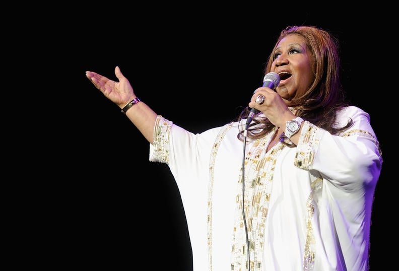 NEW YORK, NY - FEBRUARY 17:  Aretha Franklin performs at Radio City Music Hall on February 17, 2012 in New York City.  (Photo by Jamie McCarthy/Getty Images)