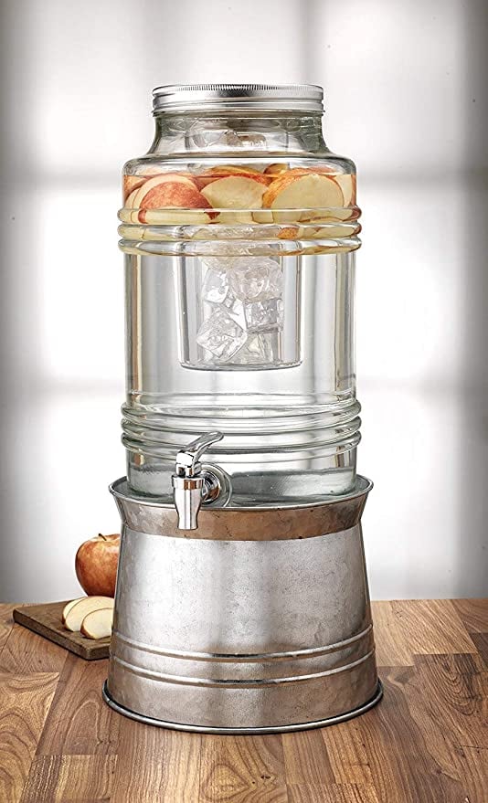 Circleware Breeze Glass Beverage Dispenser