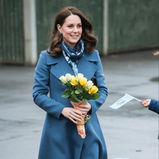 Kate Middleton Blue Sportmax Coat