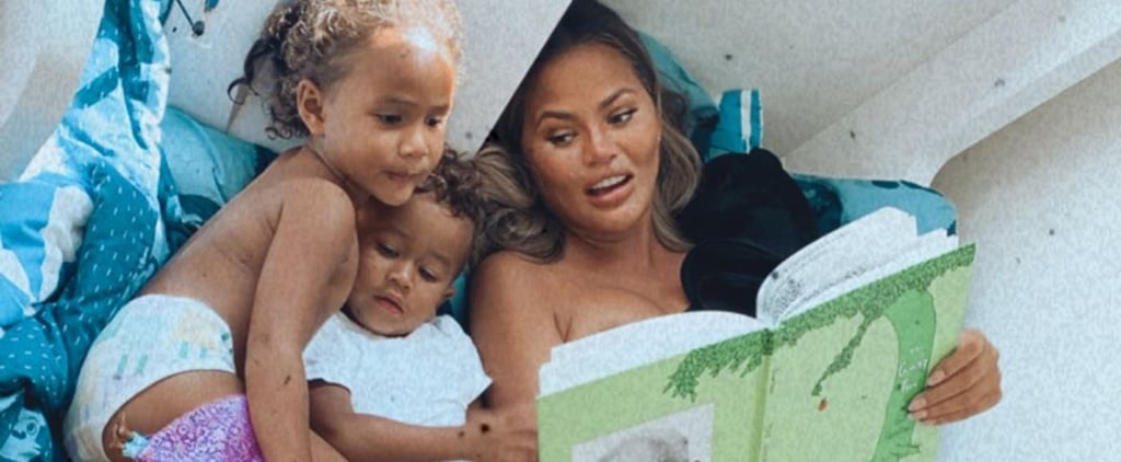 Chrissy Teigen Reading The Giving Tree to Luna and Miles