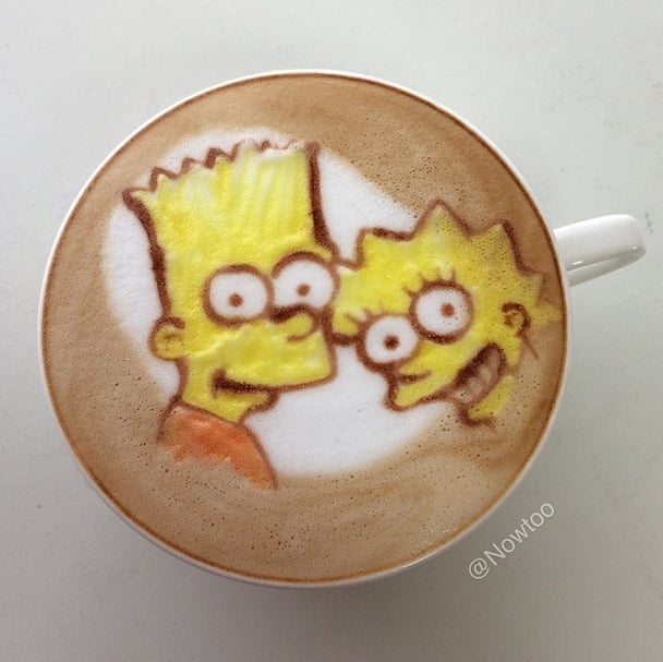 Bart and Lisa Simpson