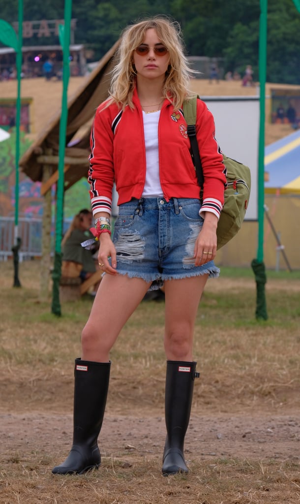 Suki Waterhouse at Glastonbury 2017