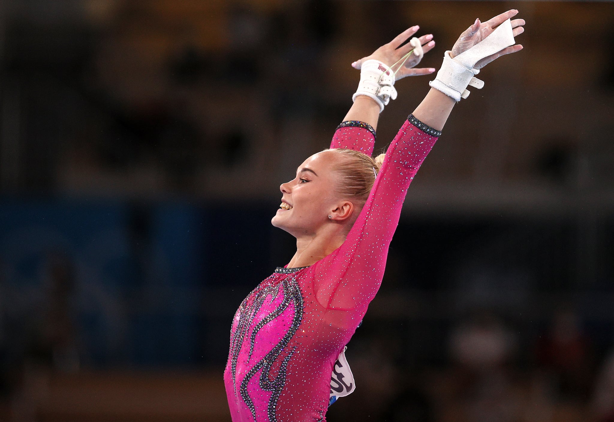 Roc S Angelina Melnikova At The Tokyo Olympics Women S Gymnastics All Around Final It S Gold For Suni Lee Us Gymnast Shows Up Strong To Win Olympic Gymnastics All Around Popsugar Fitness Photo 5