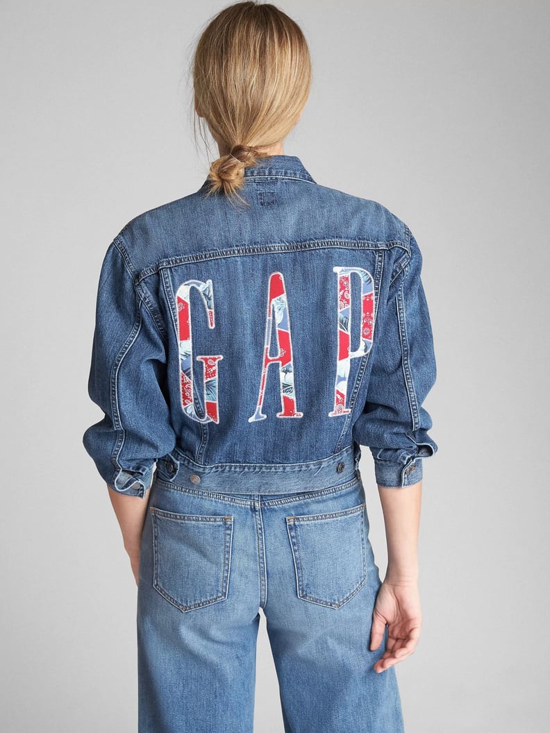 Gap Oversize Logo Icon Denim Jacket