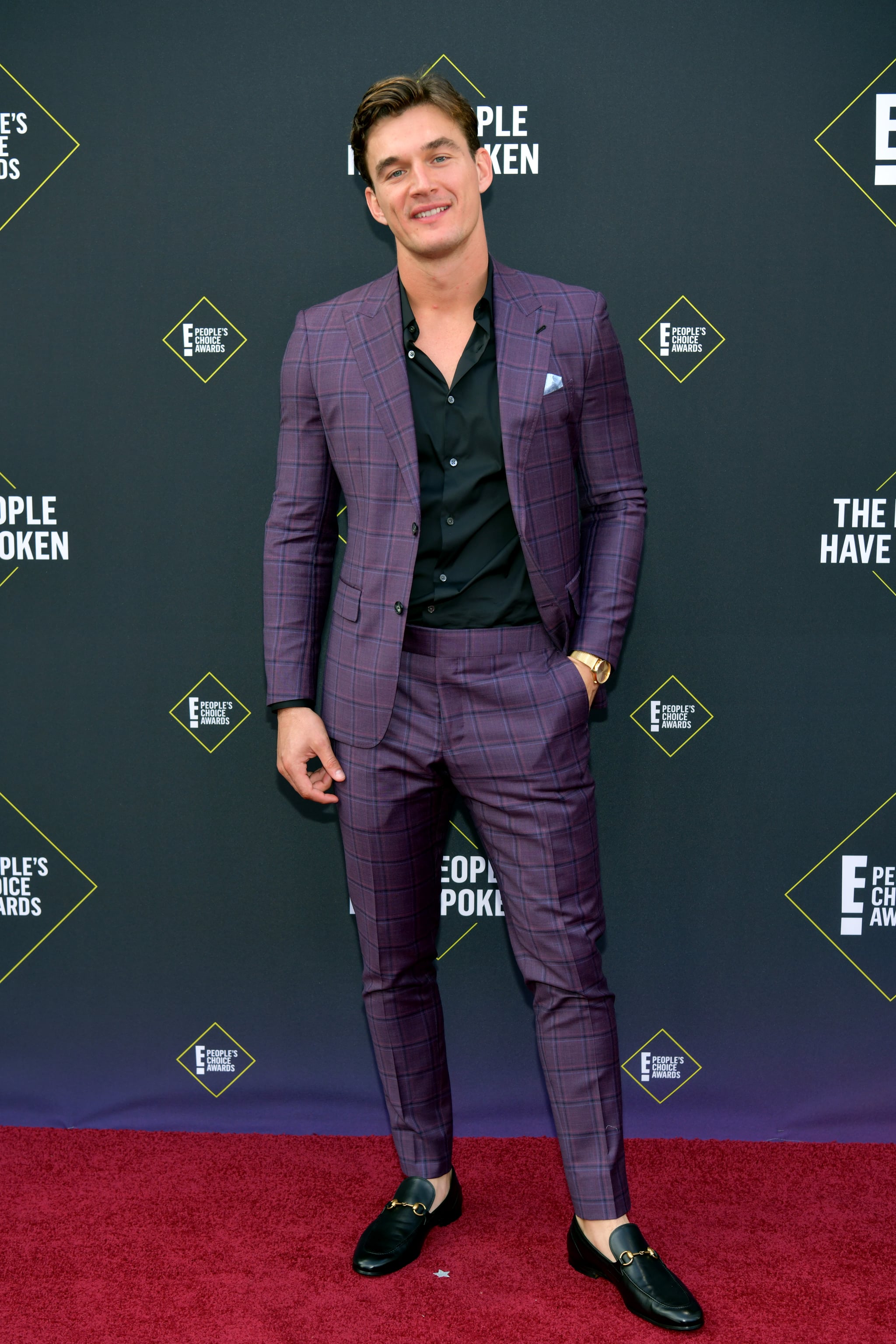 Hannah Brown Sat With Tyler C At The People S Choice Awards Popsugar Celebrity